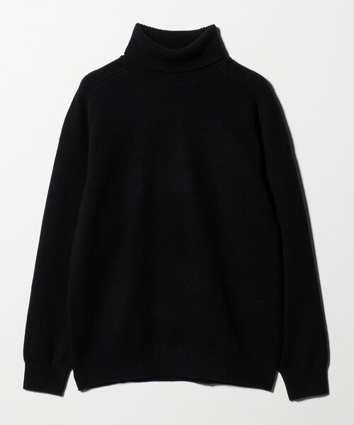 ウール カシミヤ ミドルゲージ タートルネック ニット（ニット