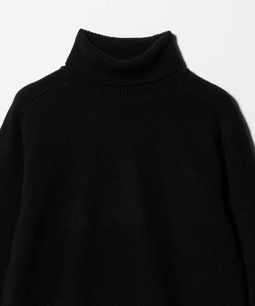 ウール カシミヤ ミドルゲージ タートルネック ニット（ニット