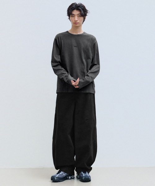 F.ILLUMINATE（フィルミネイト）の「バルーンワイドコットンパンツ-ブラック（その他パンツ・レディース・その他・SMALL/MEDIUM/LARGE）」の4枚目の写真