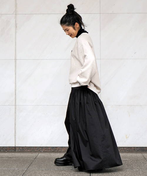 タフタギャザーマキシスカート（スカート）｜AP STUDIO（エーピー