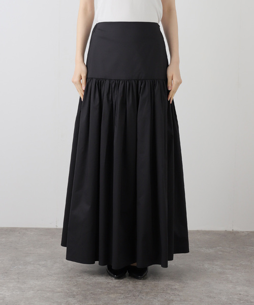 タフタギャザーマキシスカート（スカート）｜AP STUDIO（エーピー