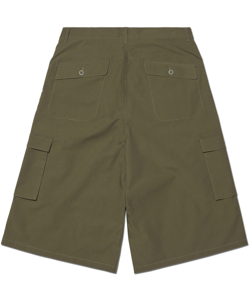 NOMANUAL(NOMANUAL)の「D.P CARGO BERMUDA PANTS - KHAKI(その他パンツ・レディース・その他・LARGE/X-SMALL/SMALL/MEDIUM)」の2枚目の写真