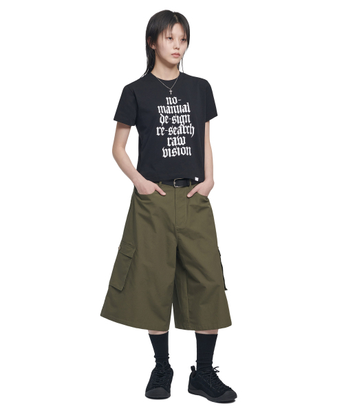 NOMANUAL(NOMANUAL)の「D.P CARGO BERMUDA PANTS - KHAKI(その他パンツ・レディース・その他・LARGE/X-SMALL/SMALL/MEDIUM)」の5枚目の写真