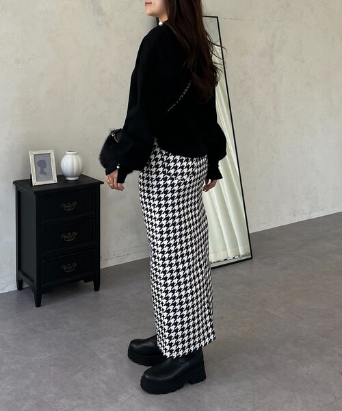 prose verse（プロズヴェール）の「パール襟スウェット（Tシャツ/カットソー・レディース・ブラック/グレー・FREE）」の14枚目の写真