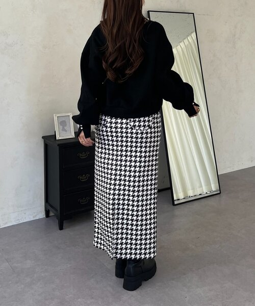 prose verse（プロズヴェール）の「パール襟スウェット（Tシャツ/カットソー・レディース・ブラック/グレー・FREE）」の16枚目の写真