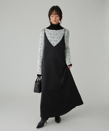 BABYLONE（バビロン）の「サテンキャミワンピース（ワンピース）」