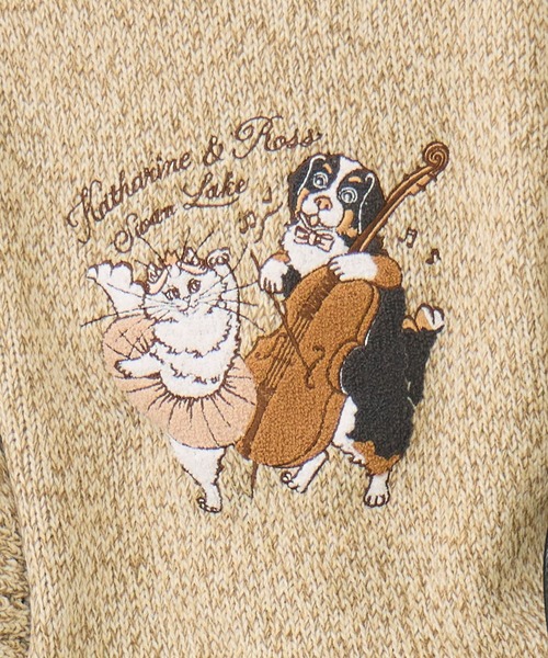 KATHARINE ROSS(キャサリンロス)の「【KATHARINE ROSS】Swanlakeキャサリン&ロスプルオーバー(ニット/セーター・レディース・ベージュ/グリーン/ピンク・FREE)」の11枚目の写真