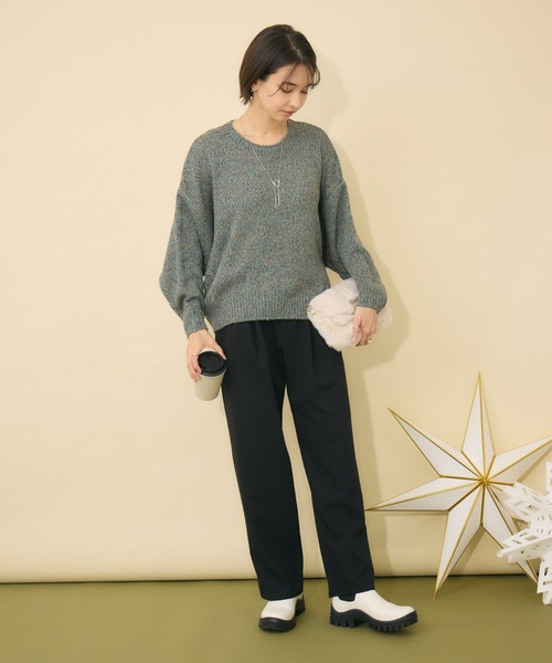 KATHARINE ROSS(キャサリンロス)の「【KATHARINE ROSS】Swanlakeキャサリン&ロスプルオーバー(ニット/セーター・レディース・ベージュ/グリーン/ピンク・FREE)」の13枚目の写真