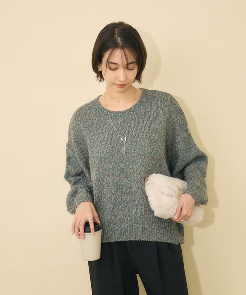 KATHARINE ROSS(キャサリンロス)の「【KATHARINE ROSS】Swanlakeキャサリン&ロスプルオーバー(ニット/セーター・レディース・ベージュ/グリーン/ピンク・FREE)」の16枚目の写真