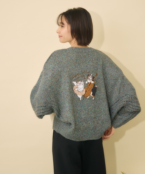 KATHARINE ROSS(キャサリンロス)の「【KATHARINE ROSS】Swanlakeキャサリン&ロスプルオーバー(ニット/セーター・レディース・ベージュ/グリーン/ピンク・FREE)」の18枚目の写真