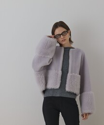 Diagram（ダイアグラム）の「Diagram ムートンFOXジャケット（ムートン