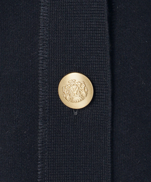 追加2》コットンカシミヤミックスダブルニットVネックカーディガン