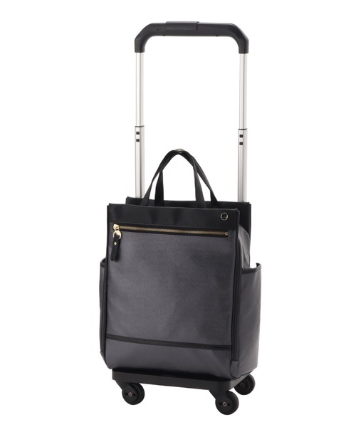 Luggage（ラゲージ）の「ソエルテ スーツケース カランド2ＴＲ 16L 1-2泊 機内持込 キャスターストッパー 35987（スーツケース/キャリーバッグ・レディース・ベージュ/ダークグレー/テラコッタ・S）」の2枚目の写真