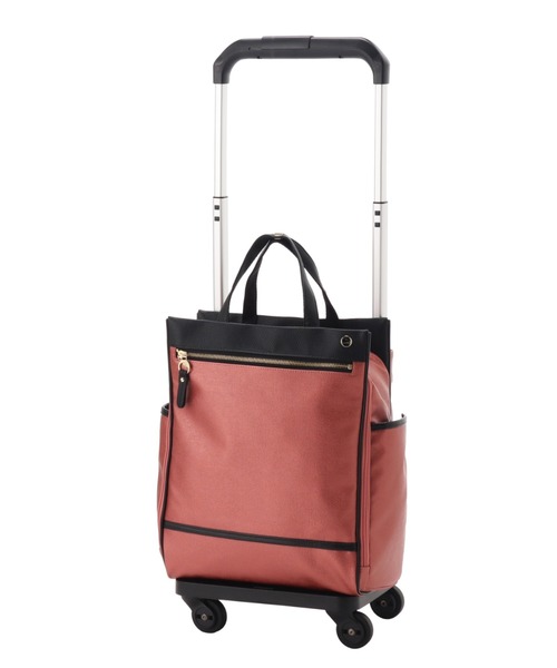 Luggage（ラゲージ）の「ソエルテ スーツケース カランド2ＴＲ 16L 1-2泊 機内持込 キャスターストッパー 35987（スーツケース/キャリーバッグ・レディース・ベージュ/ダークグレー/テラコッタ・S）」の3枚目の写真