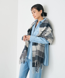 collex | ウールリバーシブルチェックストール(ストール/ショール)