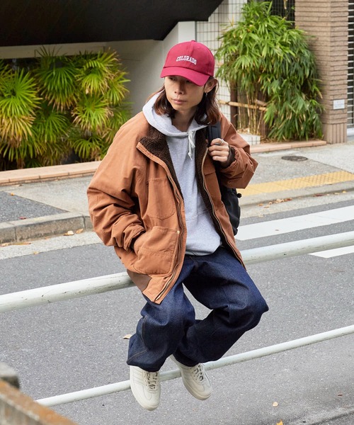 DIET BUTCHER SLIM SKIN(ダイエットブッチャースリムスキン)の「DIET BUTCHER SLIM SKIN/ダイエットブッチャースリムスキン Lite Duck “CITADEL” ダブルジップ BDUジャケット 冬服(ブルゾン・メンズ・ブラウン/ピンク/インディゴブルー/ナチュラル・FREE)」の9枚目の写真