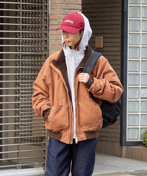 DIET BUTCHER SLIM SKIN(ダイエットブッチャースリムスキン)の「DIET BUTCHER SLIM SKIN/ダイエットブッチャースリムスキン Lite Duck “CITADEL” ダブルジップ BDUジャケット 冬服(ブルゾン・メンズ・ブラウン/ピンク/インディゴブルー/ナチュラル・FREE)」の13枚目の写真