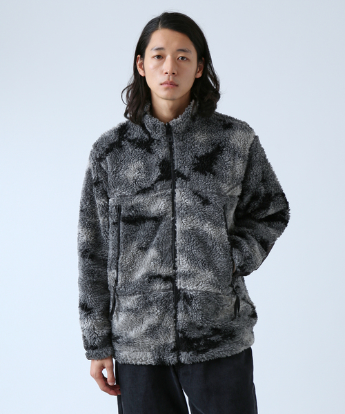 B.C STOCK（ベーセーストック）の「【OLIVEDRAB/オリーブドラブ】 リバーシブル PARK ボアジャケット（ブルゾン・メンズ・ベージュ/ブラウン/ブラック/グレー・LARGE/MEDIUM）」の3枚目の写真