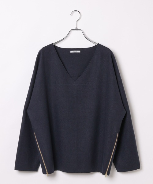 BAYFLOW(ベイフロー)の「ウールライクカットプルオーバー(Tシャツ/カットソー・レディース・アイボリー/ブラウン/ネイビー・FREE)」の15枚目の写真