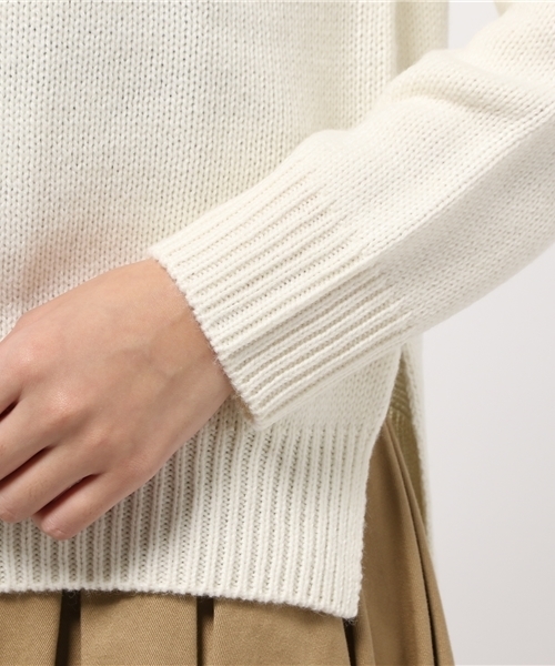 CIAOPANIC TYPY(チャオパニックティピー)の「センターケーブル編みニットプルオーバー(ニット/セーター・レディース・グレー/アイボリー/ボルドー/オリーブ・FREE)」の9枚目の写真