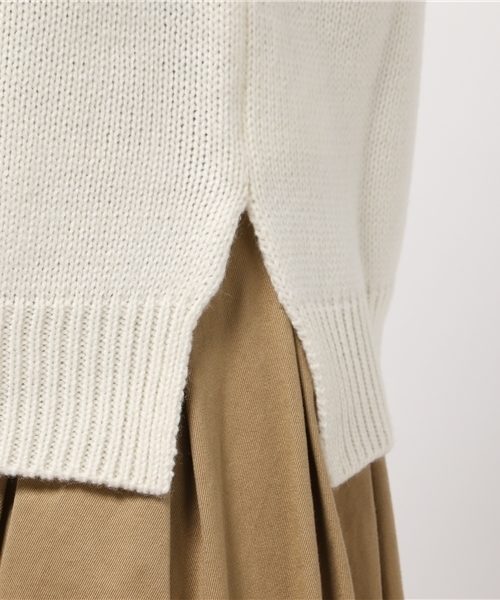 CIAOPANIC TYPY(チャオパニックティピー)の「センターケーブル編みニットプルオーバー(ニット/セーター・レディース・グレー/アイボリー/ボルドー/オリーブ・FREE)」の10枚目の写真