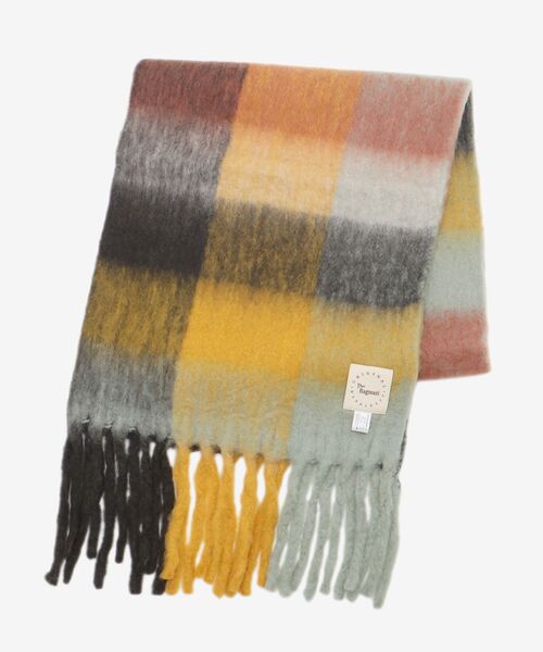 le.coeur blanc(ルクールブラン)の「The Bagmatiカラーチェックストール(ストール/ショール・レディース・グリーン系その他/イエロー系その他・FREE)」の10枚目の写真