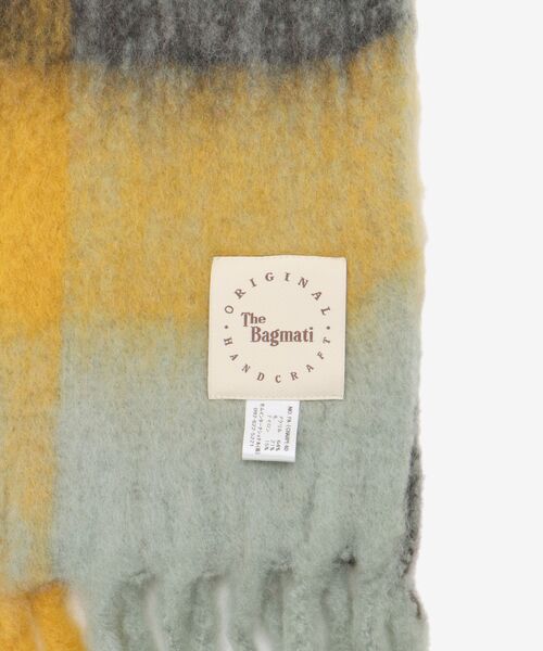 le.coeur blanc(ルクールブラン)の「The Bagmatiカラーチェックストール(ストール/ショール・レディース・グリーン系その他/イエロー系その他・FREE)」の6枚目の写真