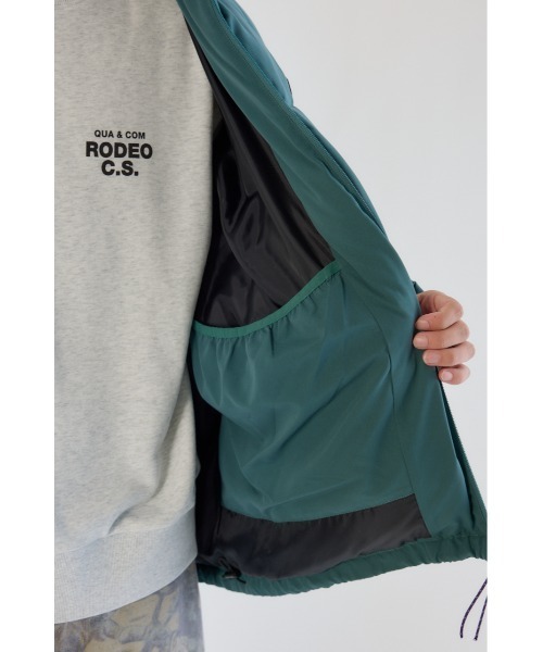 RODEO CROWNS WIDE BOWL(ロデオクラウンズワイドボウル)の「PUFFER ジャケット(その他アウター・メンズ・ブラック/アイボリー/ターコイズブルー・MEDIUM/LARGE)」の7枚目の写真