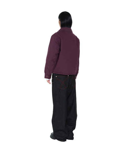 AAKAM(アーカム)の「4-Pocket Collar Work Jacket (Purple)(その他アウター・レディース・その他・1/2)」の5枚目の写真