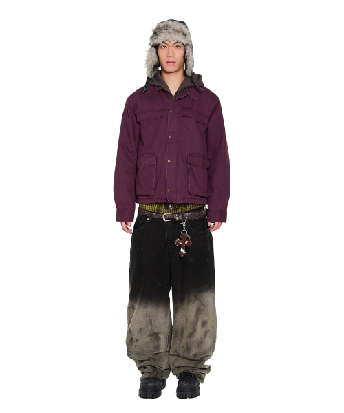 AAKAM(アーカム)の「4-Pocket Collar Work Jacket (Purple)(その他アウター・レディース・その他・1/2)」の8枚目の写真