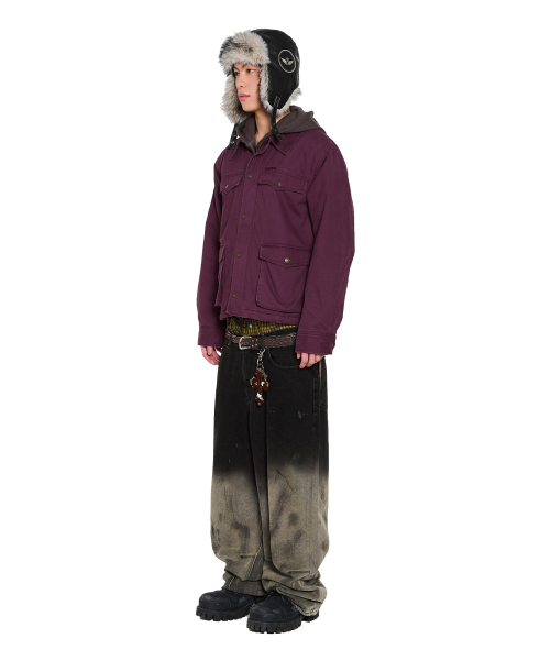 AAKAM(アーカム)の「4-Pocket Collar Work Jacket (Purple)(その他アウター・レディース・その他・1/2)」の9枚目の写真