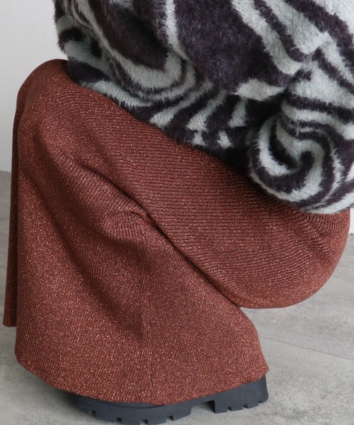 ラメニットスカート（スカート）｜zena（ジェナ）のファッション通販