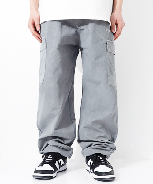 QT8 GARMENTS(キューティーエイトガーメント)の「BN Pigment Nylon Cargo Pant (Grey)(その他パンツ・レディース・その他・LARGE/MEDIUM/X-LARGE)」の1枚目の写真