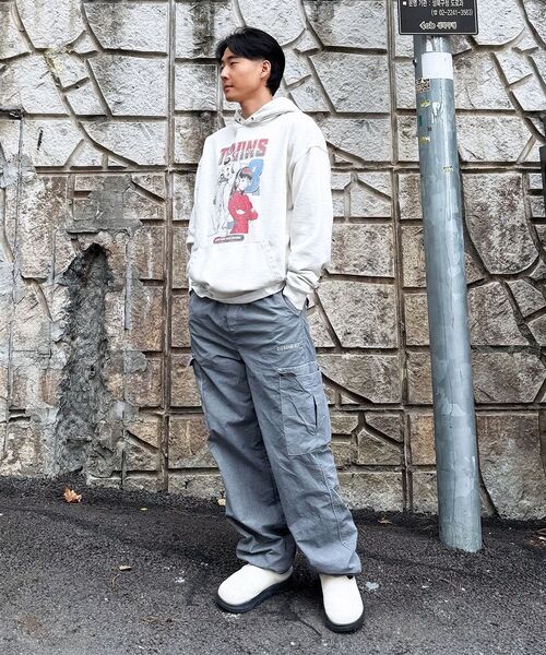 QT8 GARMENTS(キューティーエイトガーメント)の「BN Pigment Nylon Cargo Pant (Grey)(その他パンツ・レディース・その他・LARGE/MEDIUM/X-LARGE)」の4枚目の写真