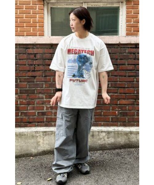 QT8 GARMENTS(キューティーエイトガーメント)の「BN Pigment Nylon Cargo Pant (Grey)(その他パンツ・レディース・その他・LARGE/MEDIUM/X-LARGE)」の6枚目の写真