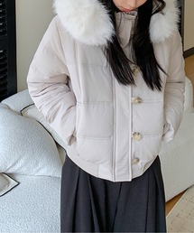 LUCPY（ラクピー）の「エコファー中綿ジャケット（その他アウター・レディース）」