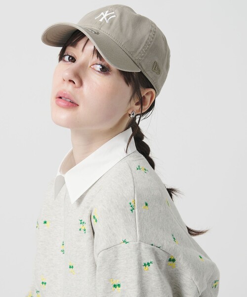 NEW ERA(ニューエラ)の「【別注】<NEW ERA>920 ウォッシュ ロゴ キャップ(キャップ・レディース・ブラック/ピンク/ダークブラウン/グレー・FREE)」の5枚目の写真