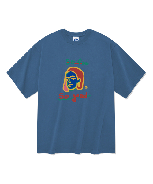 RADINEO(ラディネオ)の「20番手ソソ半袖Tシャツブルー(Tシャツ/カットソー・メンズ・その他・LARGE/MEDIUM/X-LARGE)」の1枚目の写真