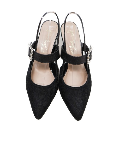 jurer(ジュレ)の「キラキラビジューバックルスリングバックパンプス(パンプス・レディース・ブラック/ベージュ・LL/L/M/S)」の13枚目の写真