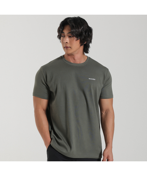 MALDEN(モールデン)の「ベーシックセミオーバーフィットロゴTシャツ(Tシャツ/カットソー・メンズ・ネイビー/ホワイト/ブラック/カーキ・LARGE/MEDIUM/SMALL/X-LARGE)」の4枚目の写真