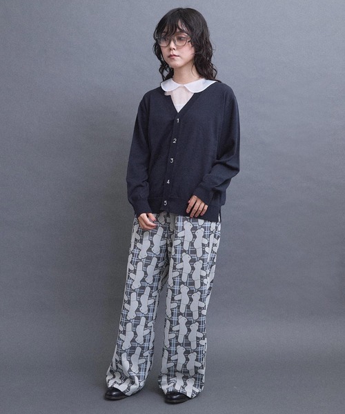 I am I in fact...（アイアムアイインファクト）の「BEAR PATTERN JQ パンツ（その他パンツ・レディース・グレー/ベージュ・FREE）」の13枚目の写真