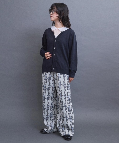 I am I in fact...（アイアムアイインファクト）の「BEAR PATTERN JQ パンツ（その他パンツ・レディース・グレー/ベージュ・FREE）」の14枚目の写真