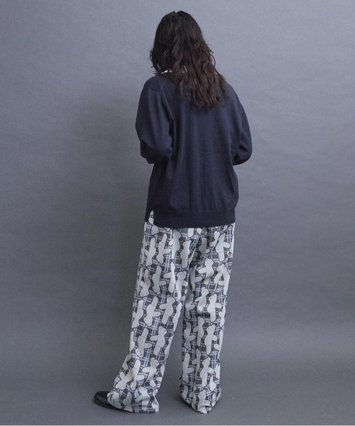 I am I in fact...（アイアムアイインファクト）の「BEAR PATTERN JQ パンツ（その他パンツ・レディース・グレー/ベージュ・FREE）」の18枚目の写真