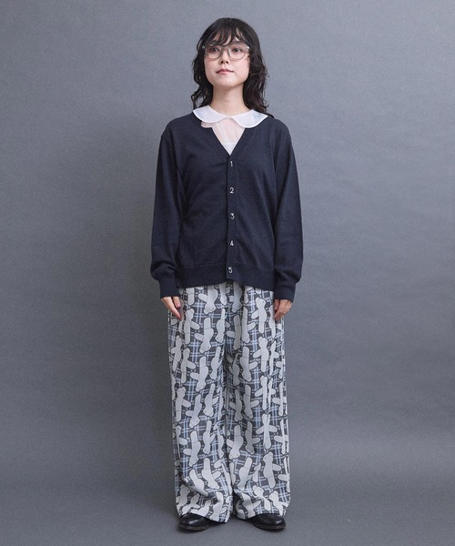 I am I in fact...（アイアムアイインファクト）の「BEAR PATTERN JQ パンツ（その他パンツ・レディース・グレー/ベージュ・FREE）」の20枚目の写真