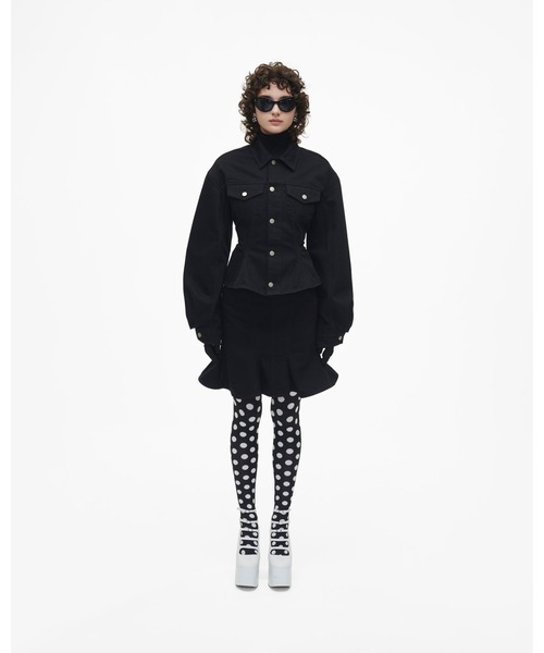 MARC JACOBS（マークジェイコブス）の「THE KIKI ANKLE BOOT/ザ キキ アンクル ブーツ（ブーツ・レディース・ブラック/ホワイト系・35/36/37/38/39）」の6枚目の写真