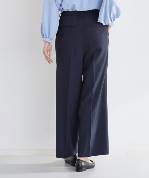 THE SHOP TK （ザ ショップ ティーケー ）の「【通勤・セレモニー】CAVIAN 2タックワイドパンツ/セットアップ可（その他パンツ・レディース・ネイビー/グレー・11/13/12）」の9枚目の写真