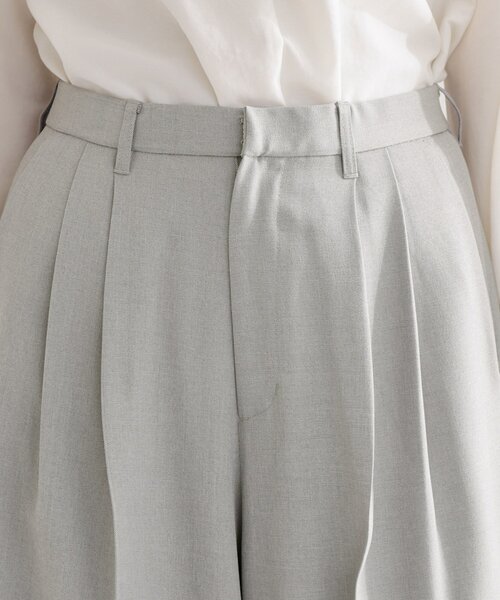 THE SHOP TK （ザ ショップ ティーケー ）の「【通勤・セレモニー】CAVIAN 2タックワイドパンツ/セットアップ可（その他パンツ・レディース・ネイビー/グレー・11/13/12）」の15枚目の写真