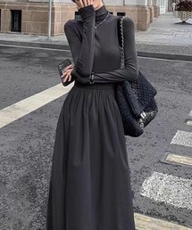ハイネックワンピース