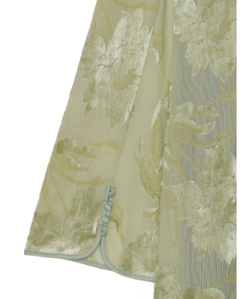 SHEER JACQUARD A LINE DRESS（ドレス）｜Ameri（アメリ）の