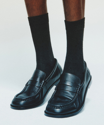 LOSTGARDEN（ロストガーデン）の「UNIFORM Wide Loafer Black（ローファー）」
